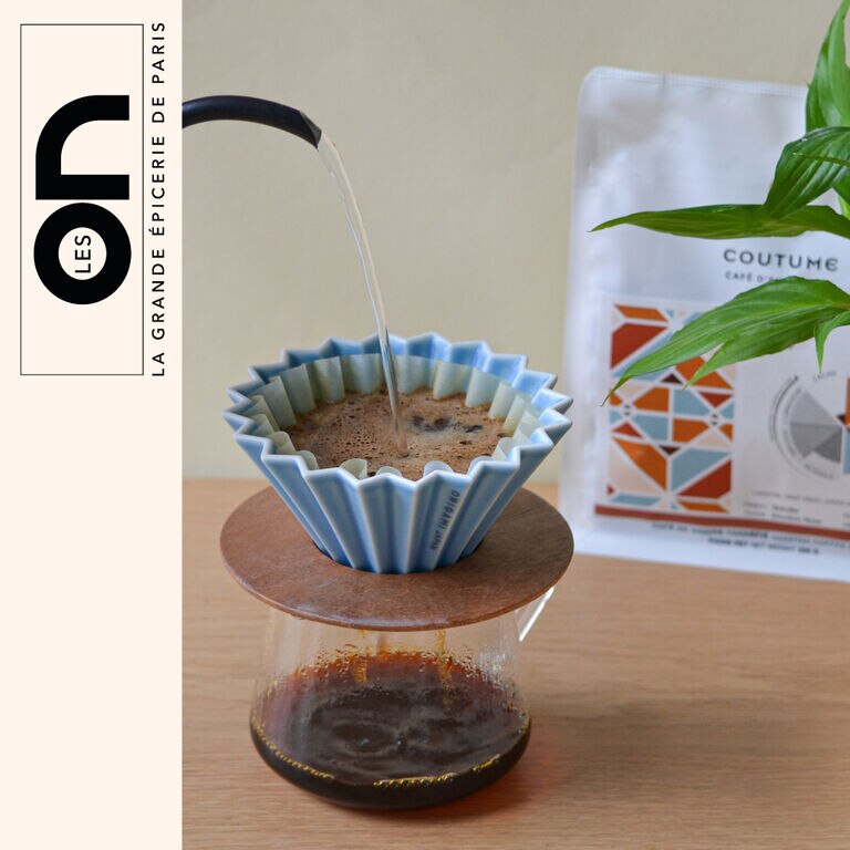 extraction café méthode origami