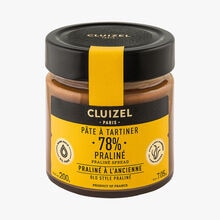 Pâte à tartiner praliné 78 % praliné Cluizel