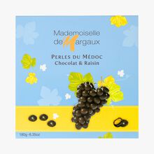 Grains de raisins enrobés de chocolat, Perles du Médoc Mademoiselle de Margaux