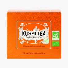 Thé English Breakfast bio - 20 sachets mousseline Kusmi Tea