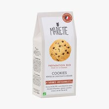 Préparation bio pour cookies pépites de chocolat et sésame Marlette
