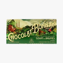 Tablette Géant des brumes Chocolat noir 75 % de cacao Bonnat