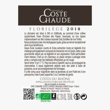Domaine de Coste Chaude, AOC Côtes du Rhône, Florilège 2018 Domaine de Coste Chaude