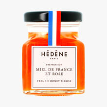 Préparation miel de France et rose Hédène