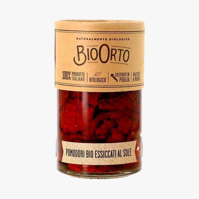Tomate séchées biologiques à l'huile d'olive vierge extra Bio Orto