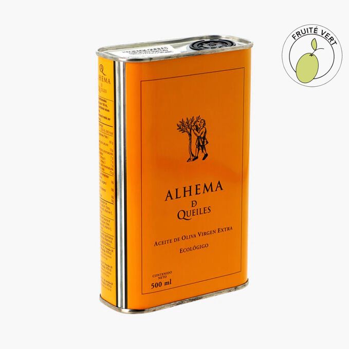 Huile d'olive vierge extra biologique - 500 ml Alhema de Queiles