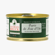 Purée de foie d'oie, 55 % de foie gras d'oie - 135 g Georges Bruck