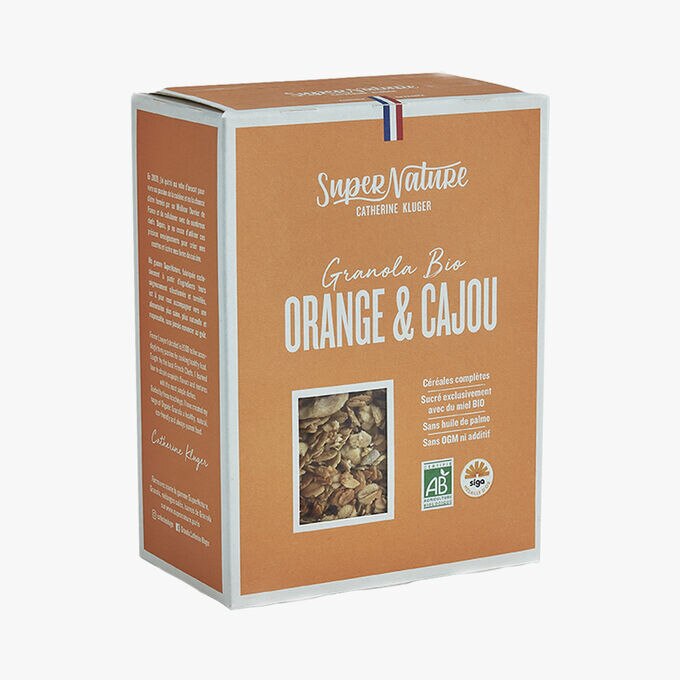 Granola, orange & noix de cajou SuperNature Catherine Kluger