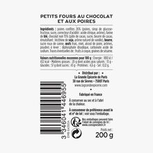 Petits fours au chocolat et aux poires La Grande Épicerie de Paris