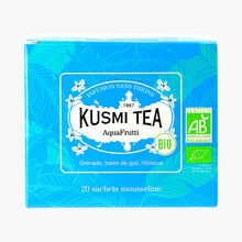 Infusion AquaFrutti - 20 sachets mousseline Kusmi Tea