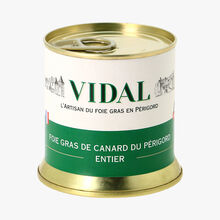 Foie gras de canard du Périgord entier - 200 g Vidal