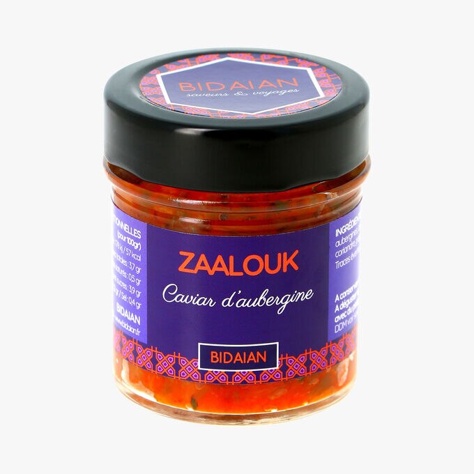 Zaalouk, caviar d'aubergines Bidaian
