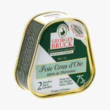 Foie gras d'oie 100 % morceaux - 75 g Georges Bruck