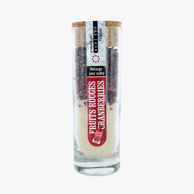 Mélange pour vodka aromatisé fruits rouges - Cranberries Quai Sud