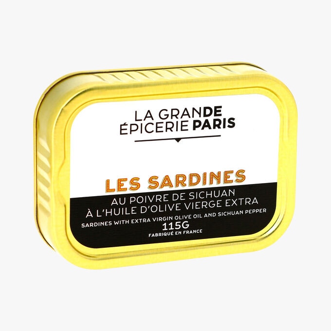 Les sardines au poivre de Sichuan à l'huile d'olive vierge extra La Grande Épicerie de Paris
