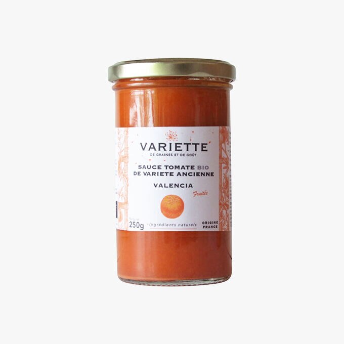 Sauce tomate bio de variété ancienne valencia Variette