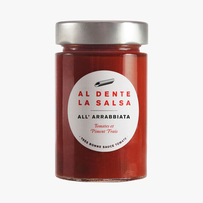 All' Arrabbiata, tomates et piment frais Al dente la salsa