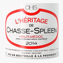 L'Héritage de Chasse-Spleen, AOC Haut-Médoc, 2014 L'Héritage de Chasse-Spleen