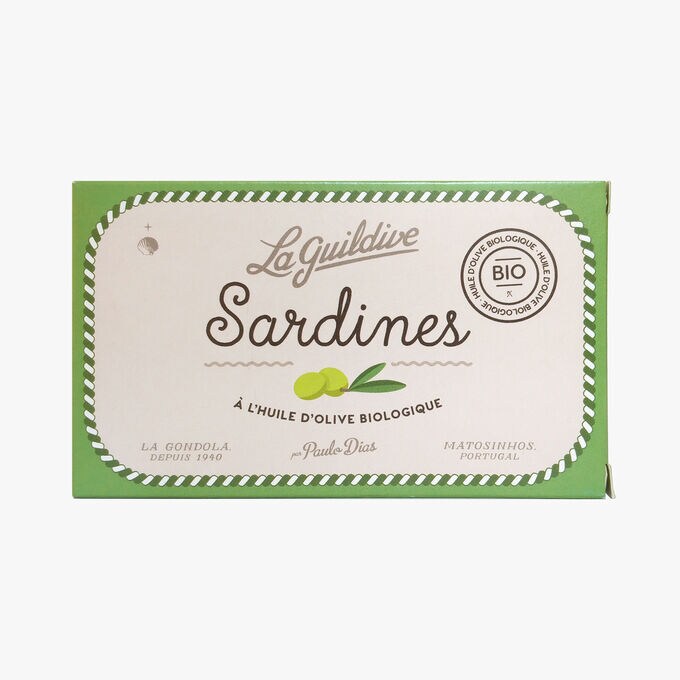 Sardines A L Huile D Olive Biologique La Guildive