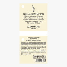 Noël à Manhattan - Thé vert aromatisé - 10 sachets Dammann Frères