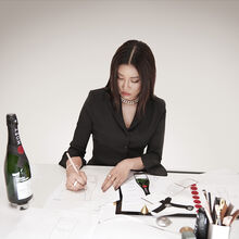 Champagne Moët Impérial – Edition limitée dessinée par Yoon, Directrice Artistique de la marque AMBUSH Moët & Chandon