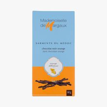 Brins de chocolat noir à l'arôme naturel d'orange  Mademoiselle de Margaux