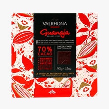 Chocolat noir Guanaja grands crus, 70% de cacao min Valrhona