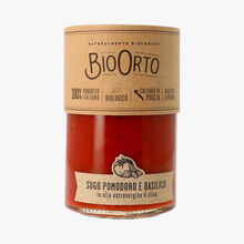 Sauce tomate au basilic biologique Bio Orto
