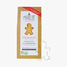 Préparation bio pour biscuits gingerman avec emporte pièce Marlette