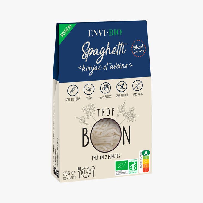 Spaghetti « konjac et avoine » Envi-Bio