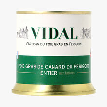Foie gras de canard du Périgord entier aux 3 poivres - 200 g Vidal