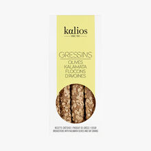 Gressins - Olives kalamata & flocons d'avoine Kalios