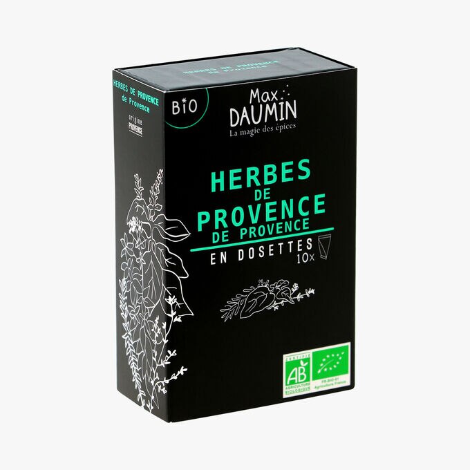 Herbes de Provence en dosettes - Bio Epices Max Daumin