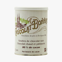 Gouttes de chocolat noir 80 % de cacao Bonnat