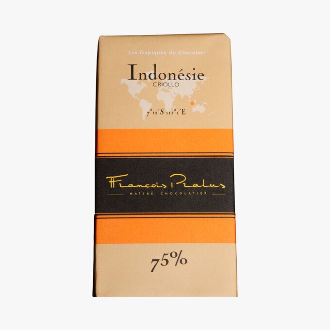 Tablette Chocolat Indonésie 75% Pralus