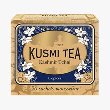 Thé Kashmir tchai boîte de 20 sachets Kusmi Tea
