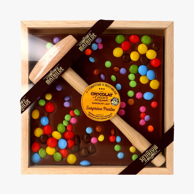 Chocolat à casser avec son maillet - Surprise partie Le Comptoir de Mathilde