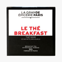 Le thé breakfast thé noir 15 sachets individuels La Grande Épicerie de Paris