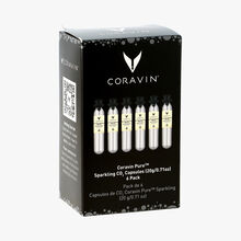 Pack de 6 capsules de CO2 Covarin Pure TM Sparkling Coravin