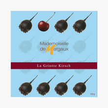 Box of 16 chocolates with Kirsch and morello cherry liqueur Mademoiselle de Margaux