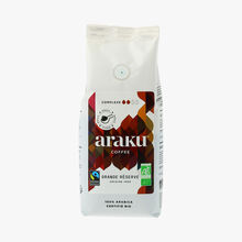 Café moulu 100 % arabica bio grande réserve, Origine Inde Araku Coffee