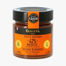 Pâte à tartiner noisettes 42% Cluizel