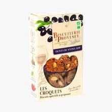 Biscuits apéritifs bio aux olives de Nyons AOP Biscuiterie de Provence