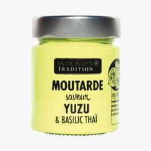Moutarde saveur yuzu et basilic thaï Savor & Sens