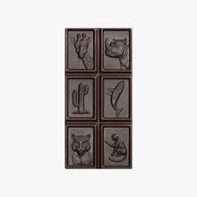 Tablette chocolat Noir 64%, noisettes et amandes pilées Merveilles du monde