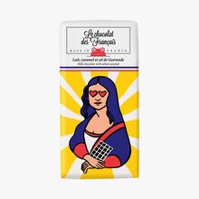 Lait, caramel et sel de Guérande, illustration Sheina Szlamka Le Chocolat des Français