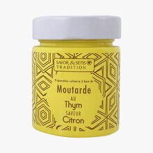 Moutarde saveur citron et thym Savor & Sens