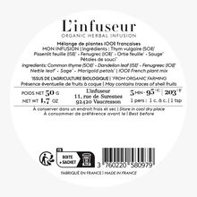 Lili barbery x L'infuseur - Thym, pissenlit, fenugrec L'infuseur