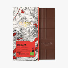 Tablette Plantation Mokaya noir bio 75% de cacao  Cluizel