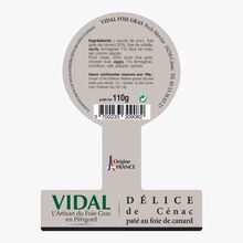 Délice de Cénac, duck liver pâté Vidal